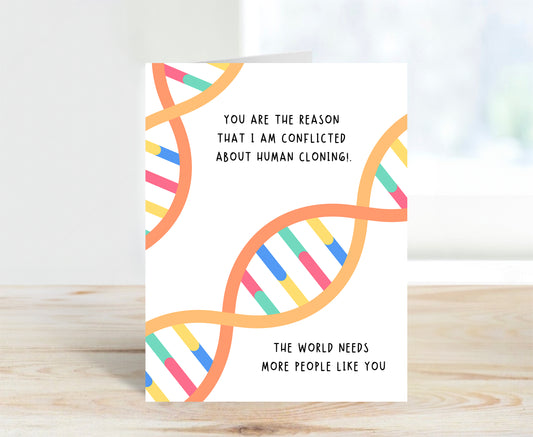 Thank You Greeting Card - DNA Humor
