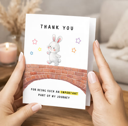 Appreciation Card, My Journey