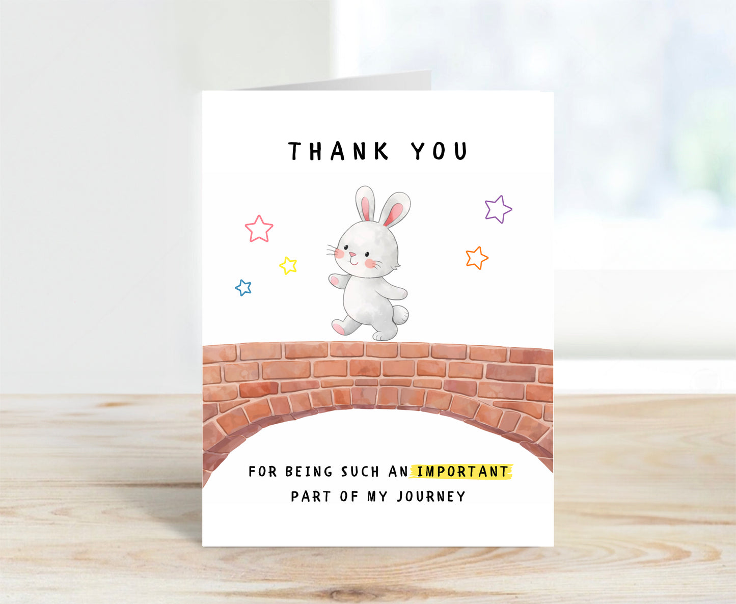 Appreciation Card, My Journey