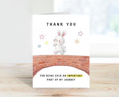 Appreciation Card, My Journey