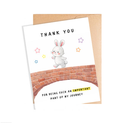 Appreciation Card, My Journey