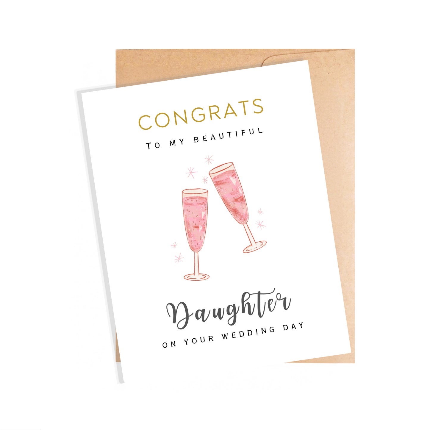 Wedding Card for Daughter
