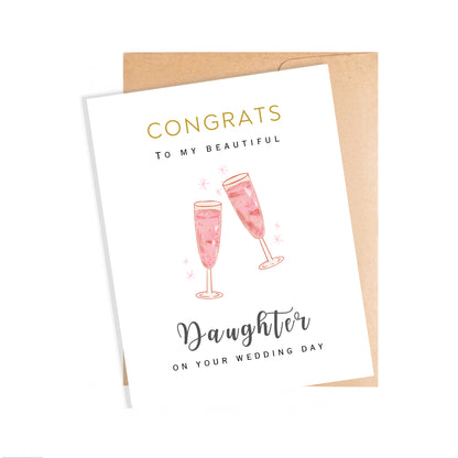 Wedding Card for Daughter