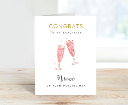 Wedding Card for Niece