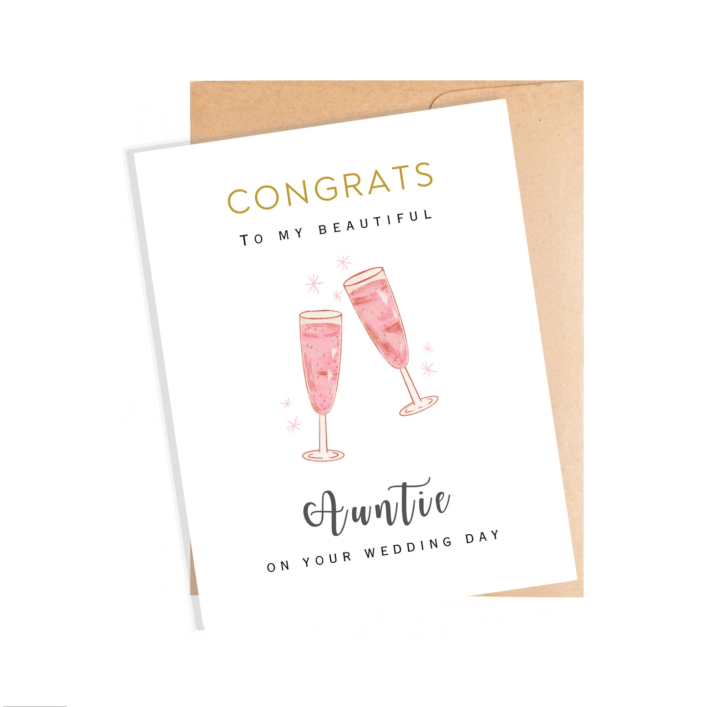 Wedding Card for Auntie