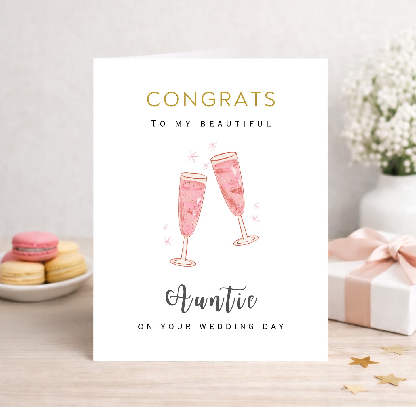 Wedding Card for Auntie