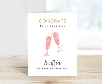 Wedding Card for Sister