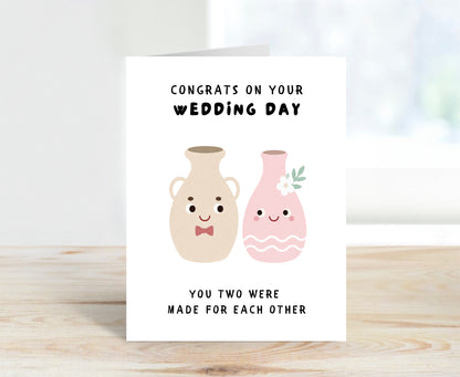 Congrats on Wedding Card