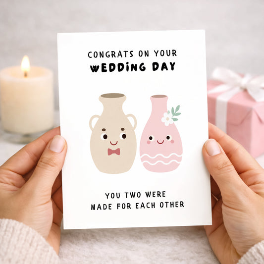 Congrats on Wedding Card