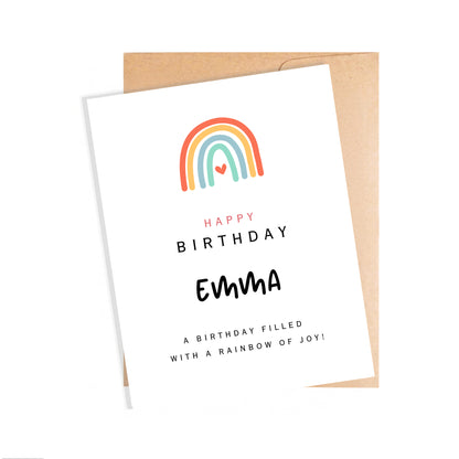 Personalized Birthday Card to Her