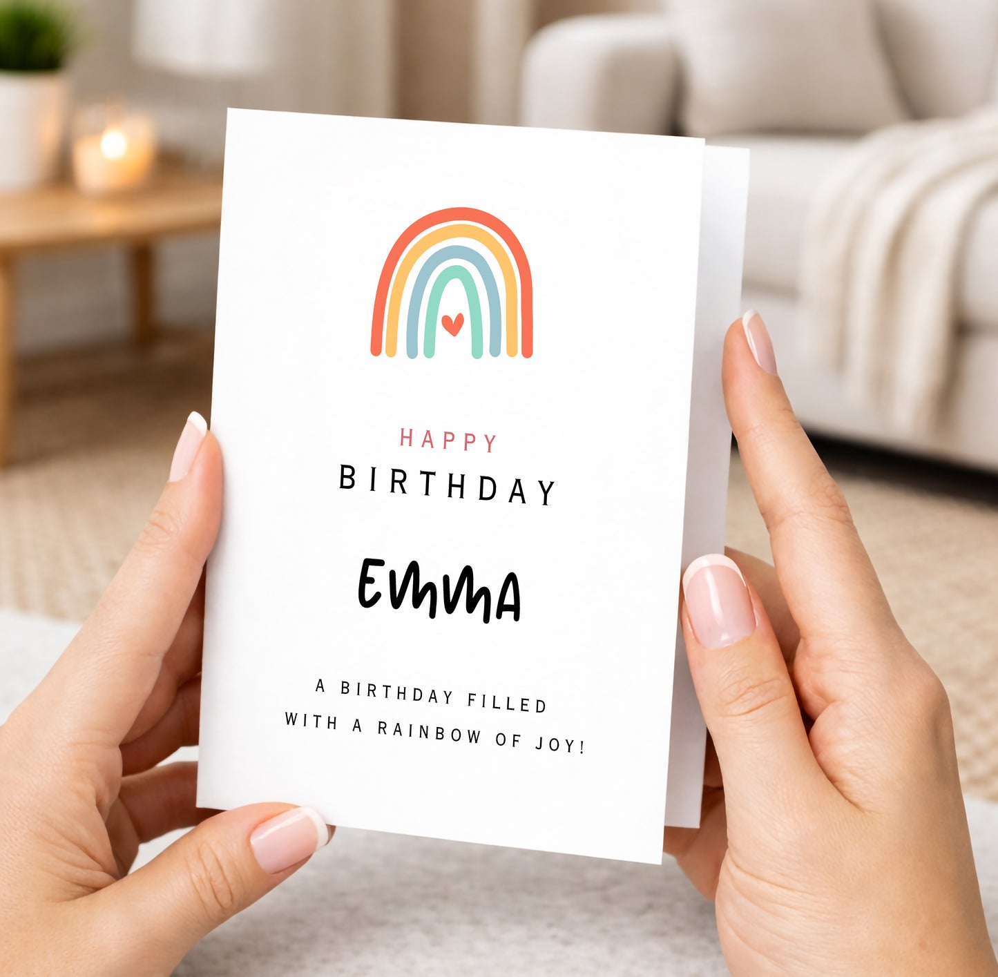 Personalized Birthday Card to Her