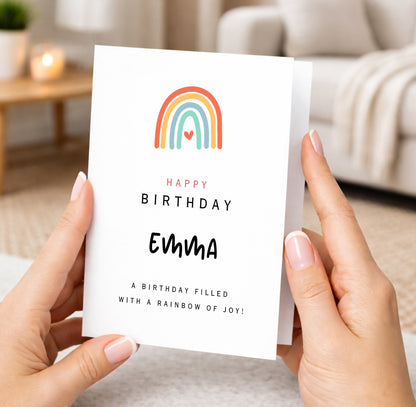 Personalized Birthday Card to Her