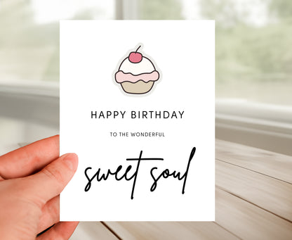 Personalized Birthday Card - Sweet Soul