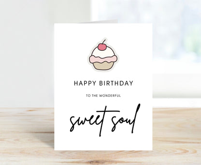 Personalized Birthday Card - Sweet Soul