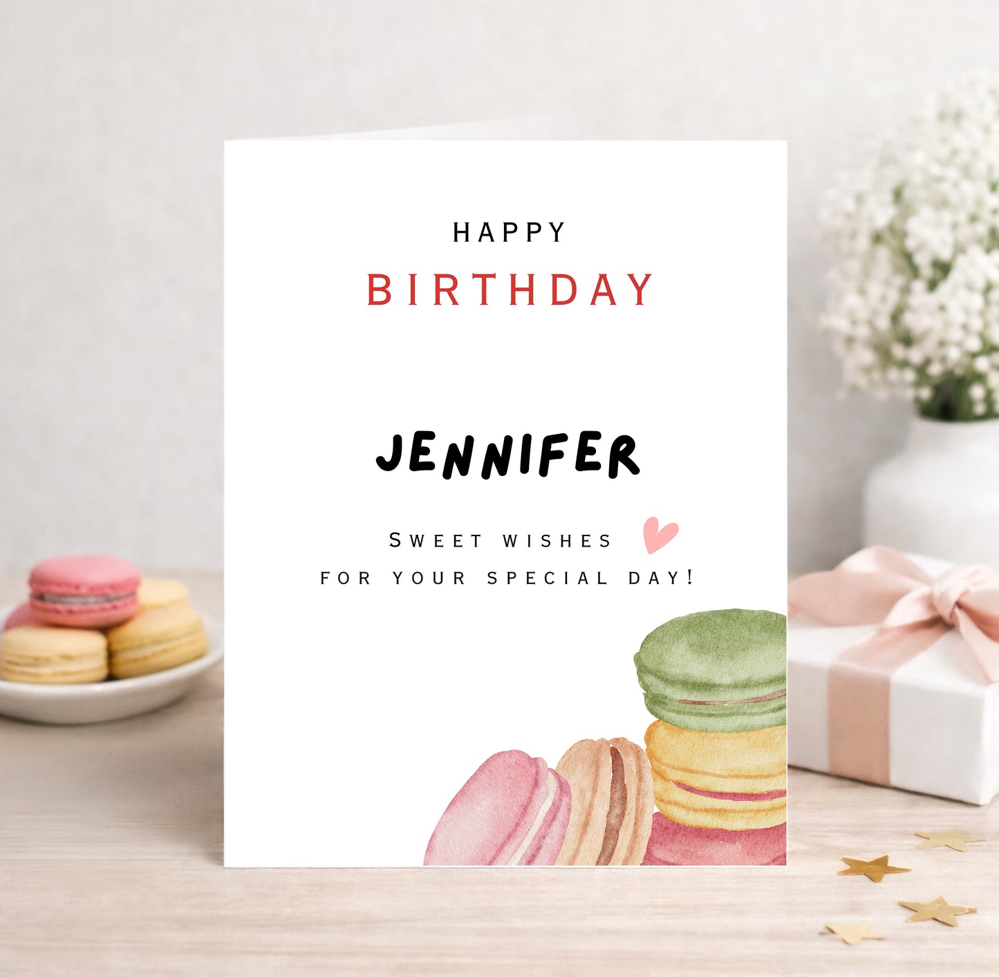 Personalized Birthday Card for Her