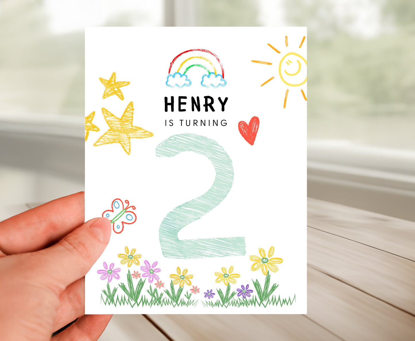 2 Years Old Happy Birthday