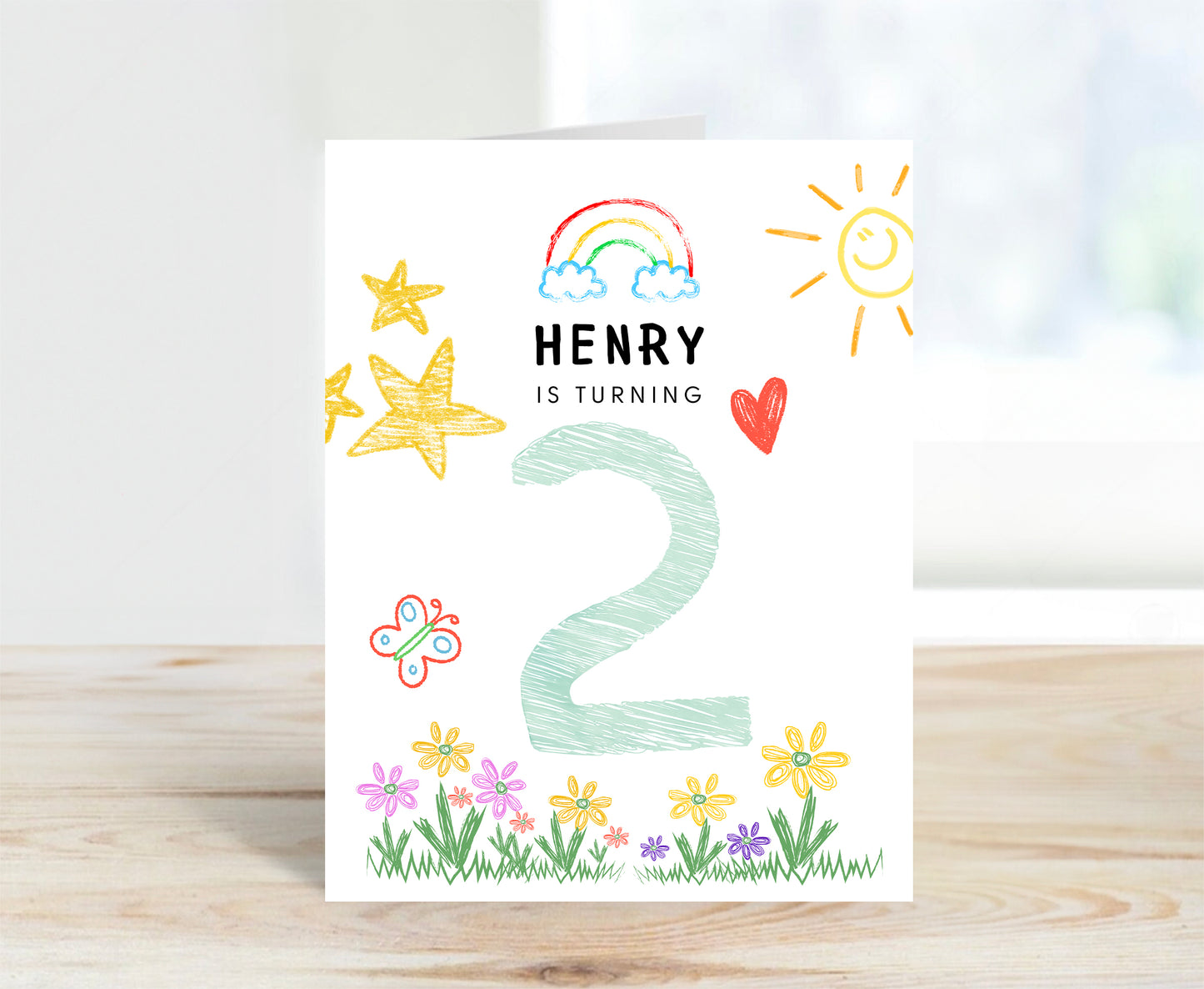 2 Years Old Happy Birthday