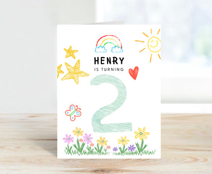 2 Years Old Happy Birthday