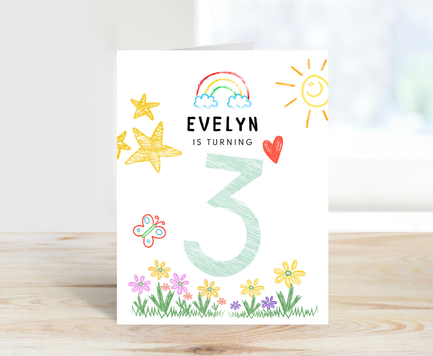 3 Years Old Happy Birthday
