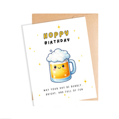 Birthday Card, Bubbly Bright