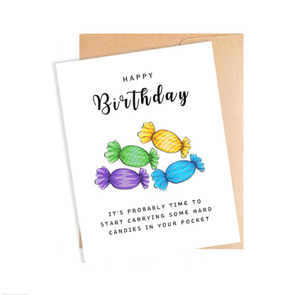 Birthday Card, Hard Candies