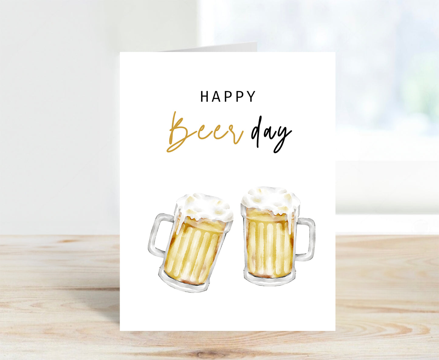 Happy Birthday Card - Beer-Day