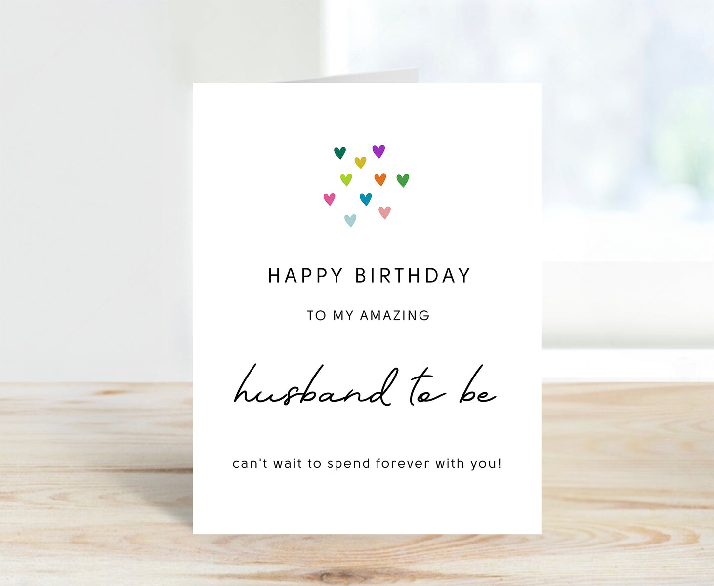 Happy Birthday Card to Fiancé