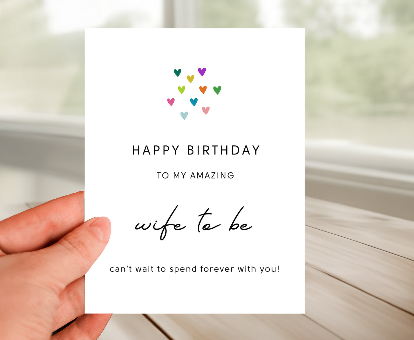 Happy Birthday Card to Fiancé