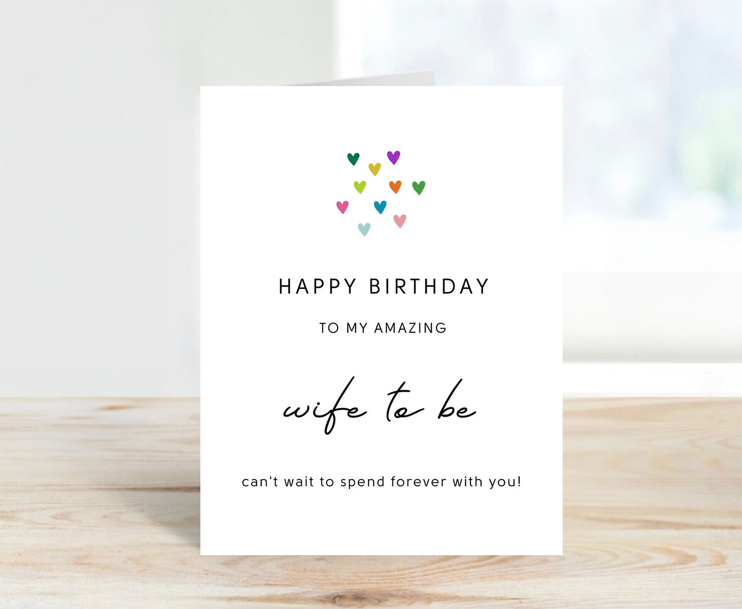 Happy Birthday Card to Fiancé