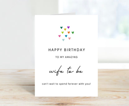 Happy Birthday Card to Fiancé