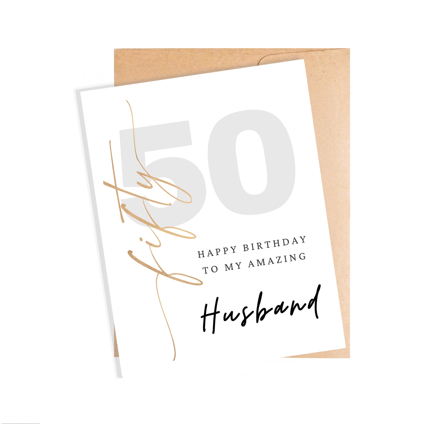 50th Birthday Card for Husband