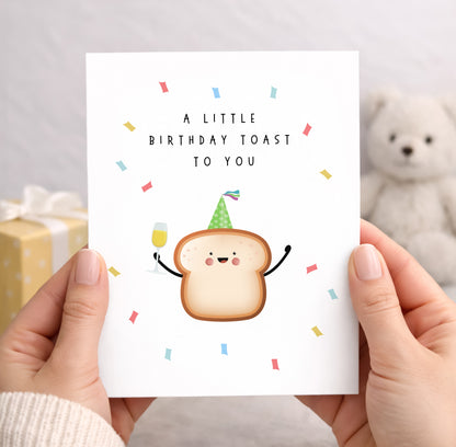 Birthday Card,  A Toast To You