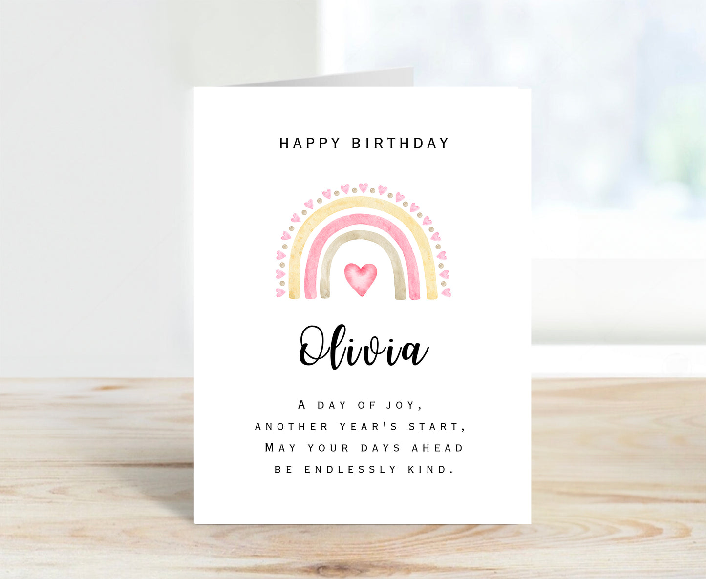 Personalized Birthday Card for Her