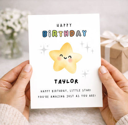 Personalized Birthday Card for Kids