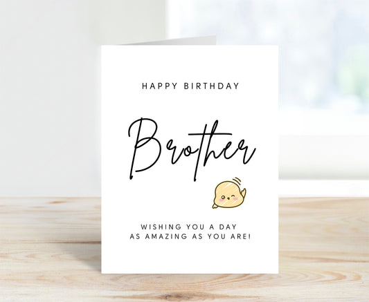 Happy Birthday Card for Brother