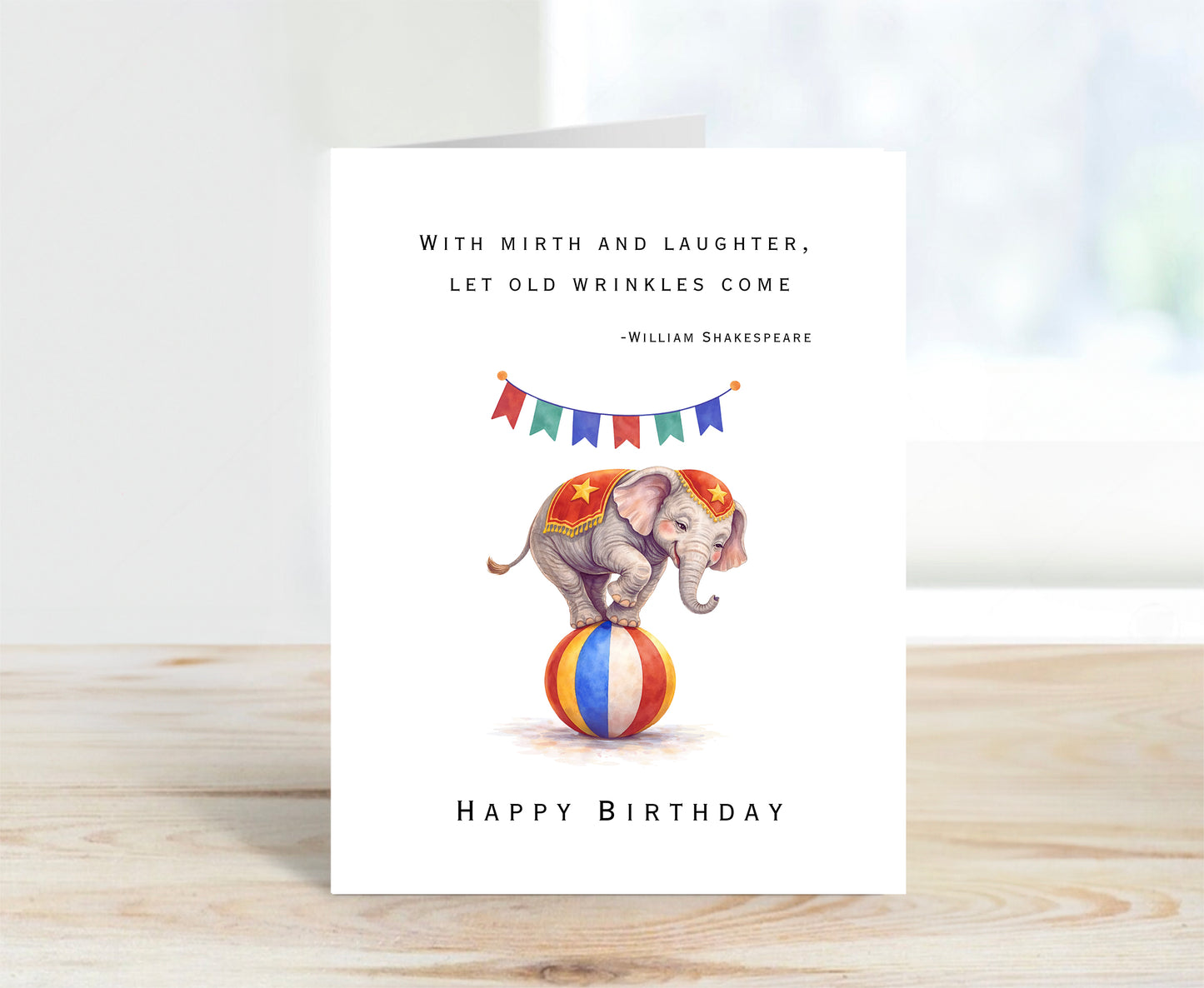 Birthday Card, Let Old Wrinkles Come