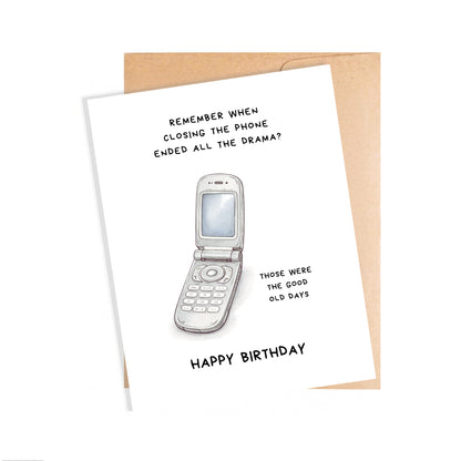 Birthday Card, Good Old Days
