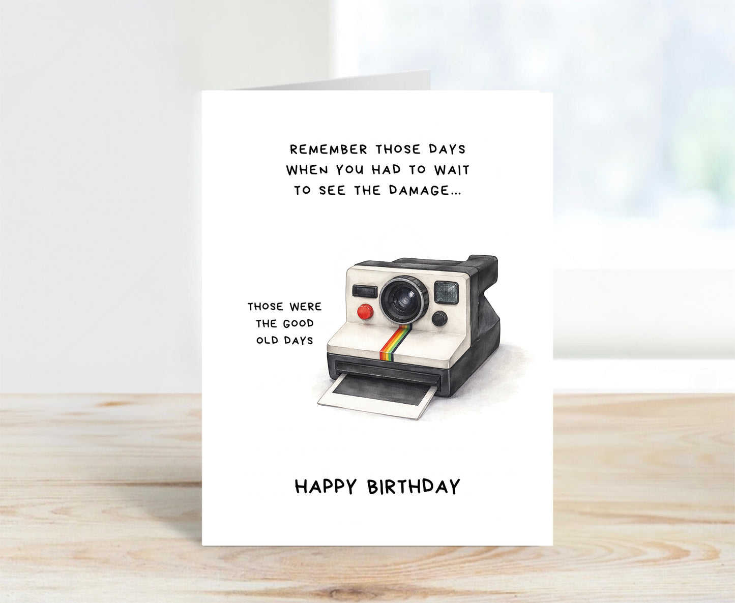 Birthday Card, Good Old Days