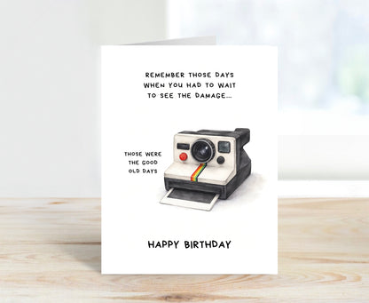 Birthday Card, Good Old Days