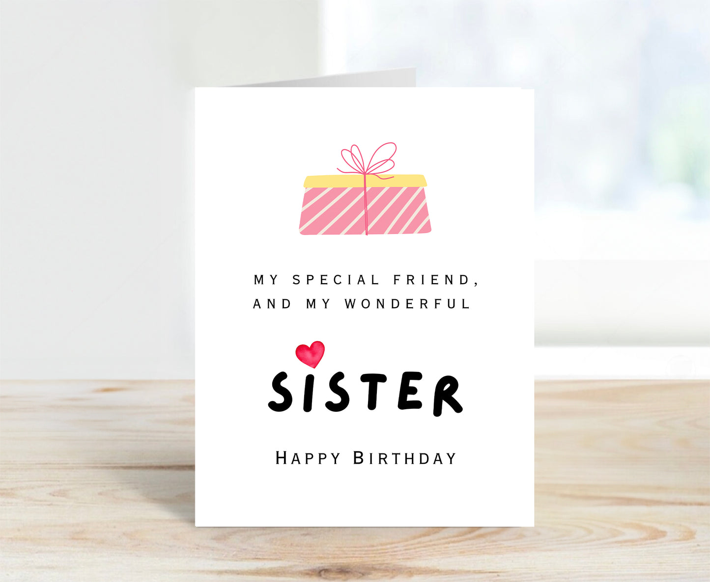 Birthday Card for Sister