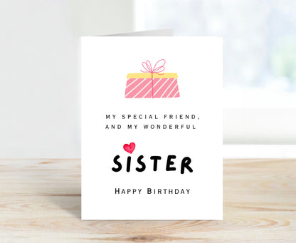 Birthday Card for Sister