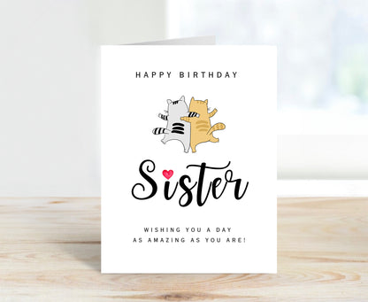 Birthday Card to Sister