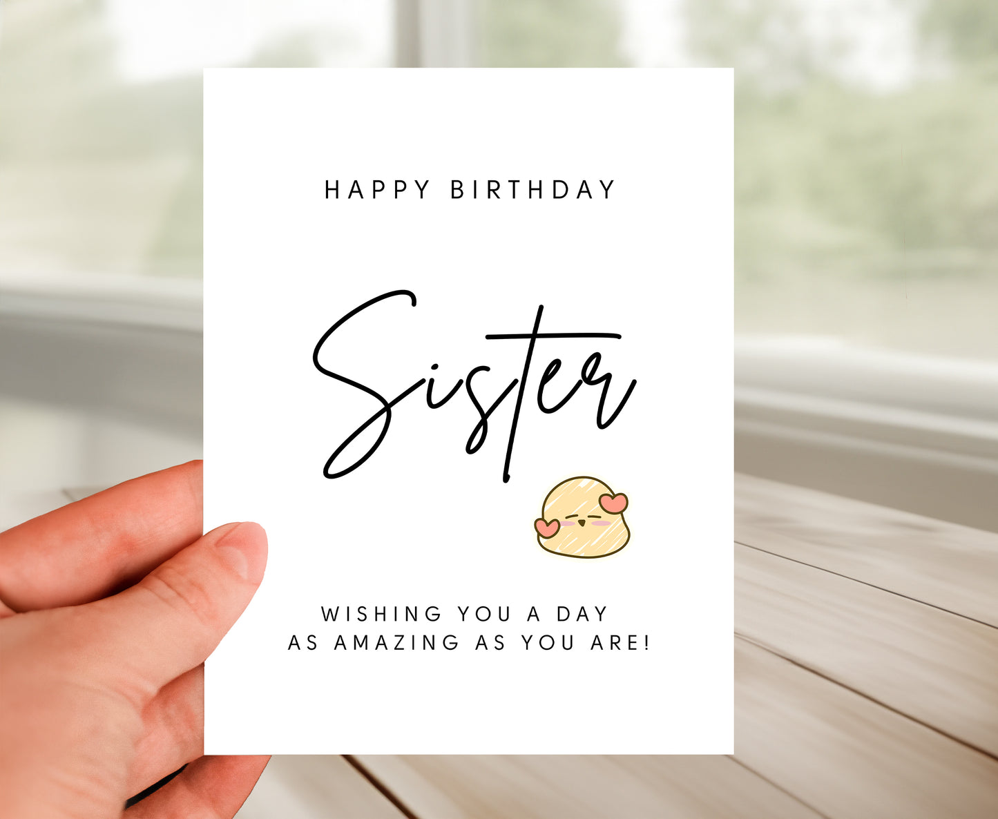 Happy Birthday Card for Sister