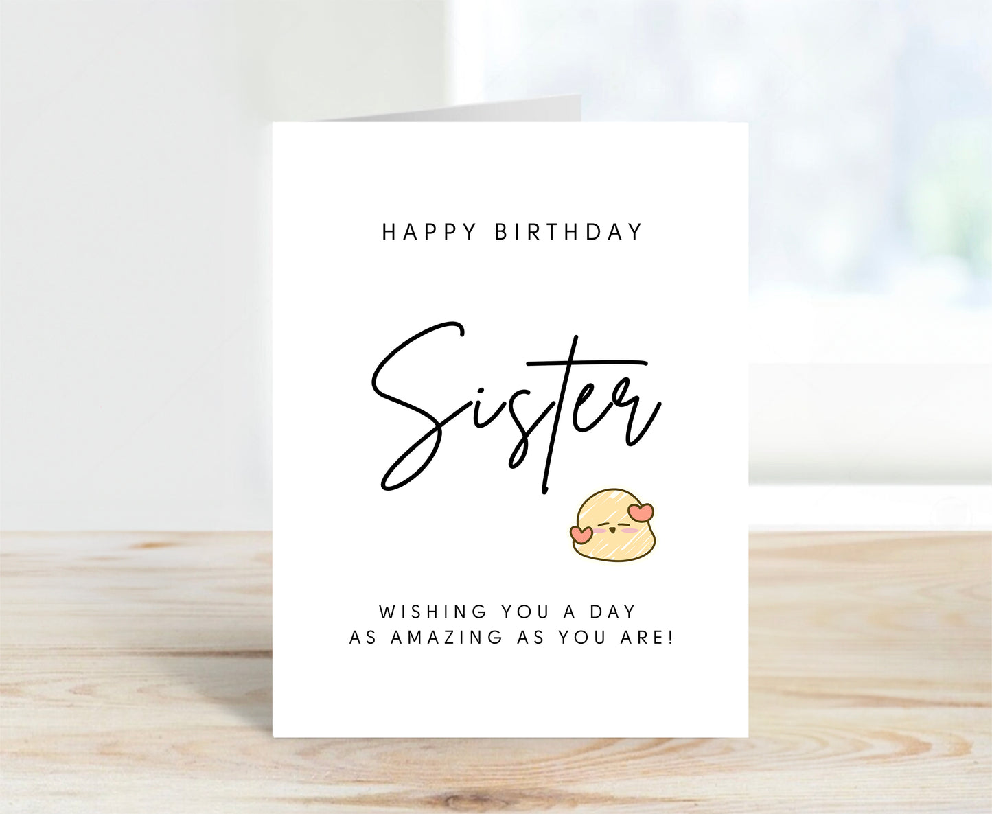 Happy Birthday Card for Sister