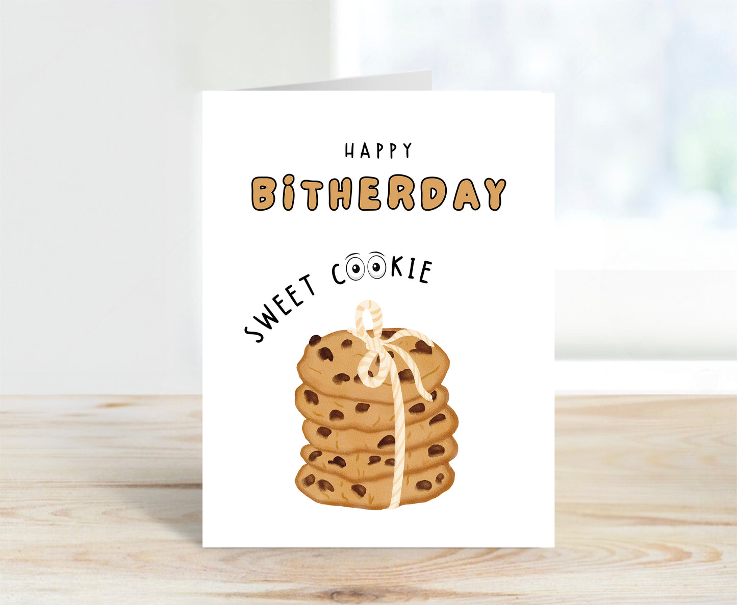 Birthday Card, Sweet Cookie