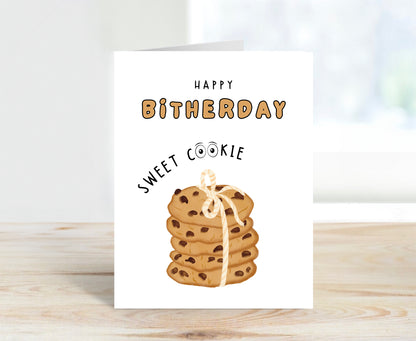 Birthday Card, Sweet Cookie