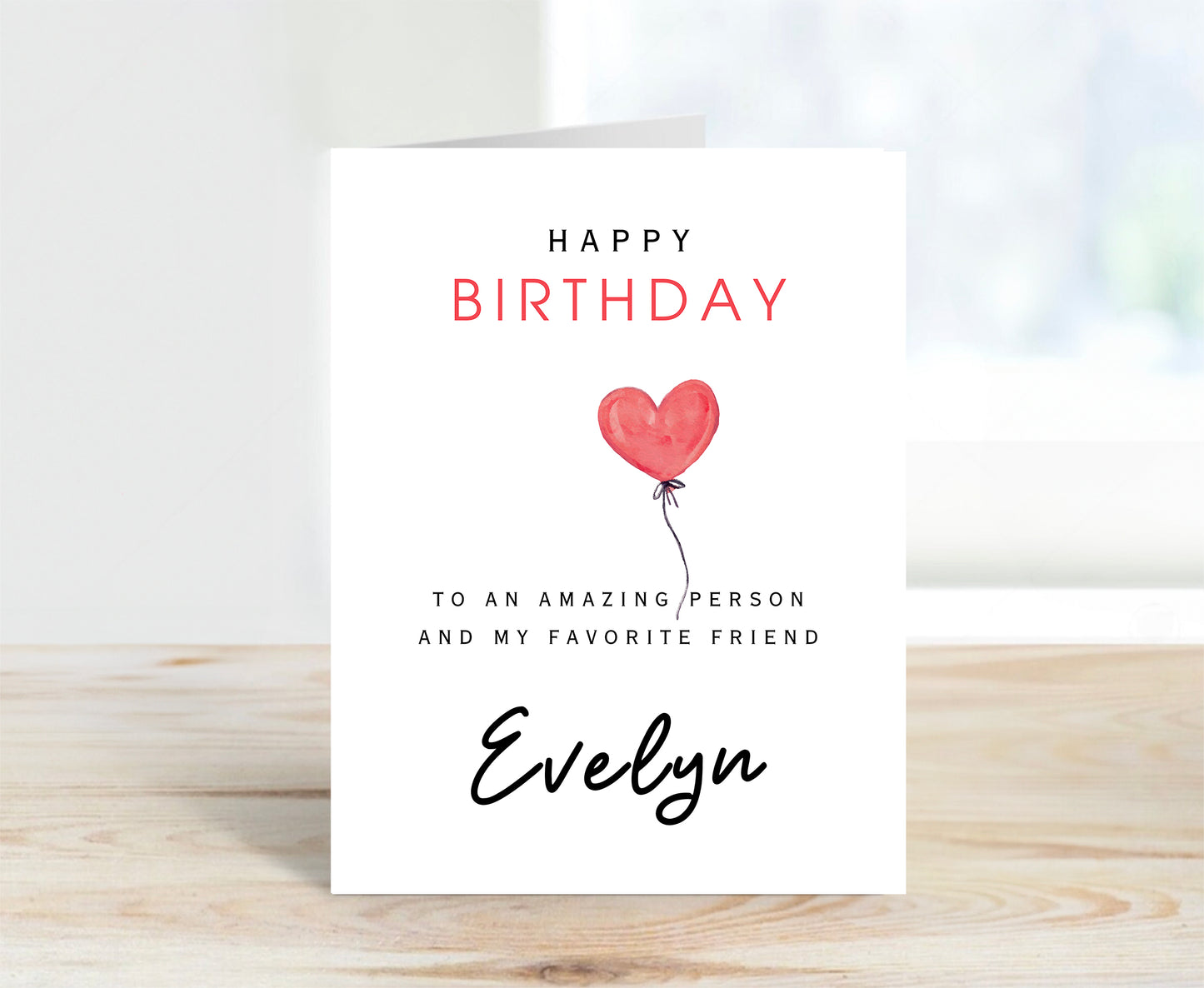 Personalized Birthday Card to Her