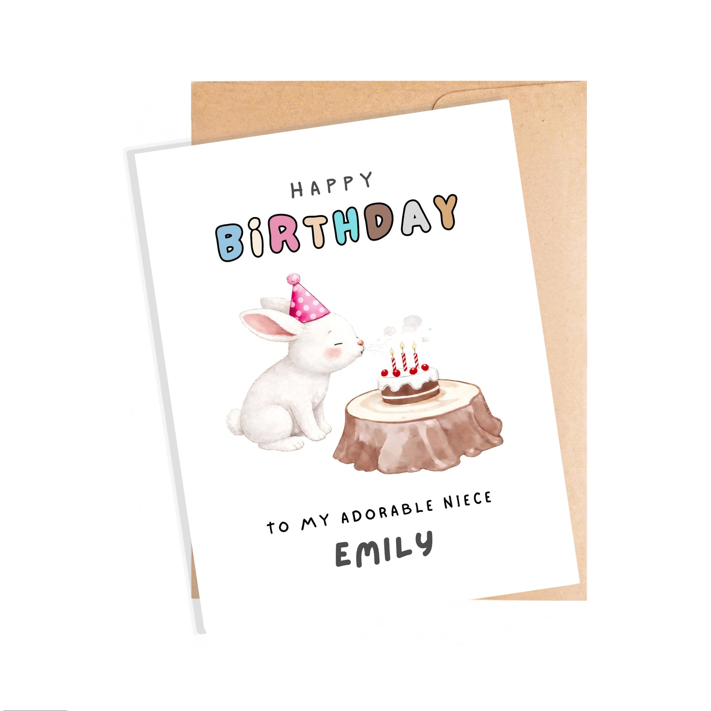 Personalized Birthday Card For Niece