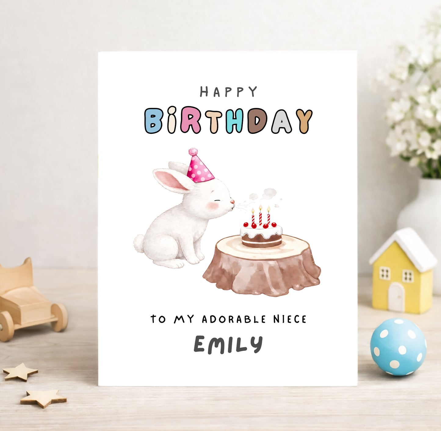 Personalized Birthday Card For Niece