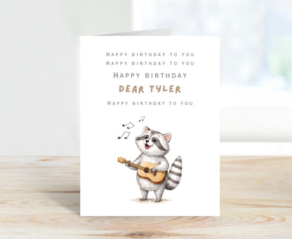 Personalized Birthday Card for Kids